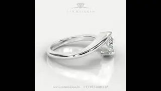 Princess Cut | Solitaire Ring | San Moissan USA Single Round Cut | Moissanite Ring For Women [21612]