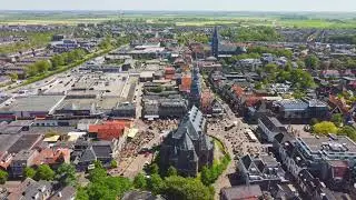 Schagen Centrum Grote Kerk Marktplein Winkels