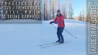 Practice the Pizza/French Fries Drill When XC Skiing Downhill