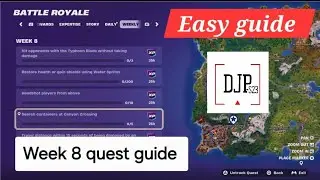 How to complete week 8 quests in Fortnite - all week 8 challenges chapter 6 season 1
