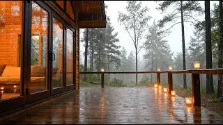 Soft Forest Rain at Night 🌲 Calm Ambience for Sleep, Focus & Meditation