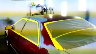 cadillac s l s candy apple red  with pink  basf
