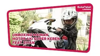 Mainan Super Keren: Motor Aki Anak feat. Superduper Ziyan | BukaPaket for Kids