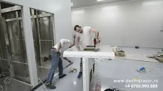 Asamblare deshidrator pentru fructe si legume