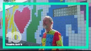 The LEGO-themed pride mural in downtown St. Pete represents acceptance