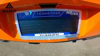 Aujen Rhinestone License Plate Frame (REVIEW + INSTALLATION)