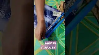 Georgette saree from Myntra comments for the link and price#myntra #unboxing