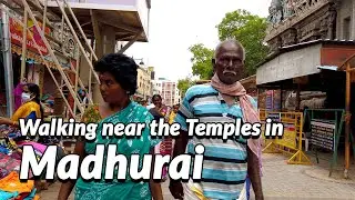Walking Around Madurai Streets, Tamil Nadu, IN [4K]