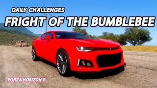 Forza Horizon 5 Daily Challenges Fright Of The Bumblebee Take a photo of 2017 Chevrolet Camaro ZL1