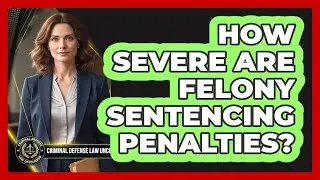 How Severe Are Felony Sentencing Penalties?