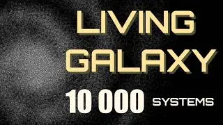 Procedural Generation and Simulation of a Living Galaxy [ANTIMATTER]