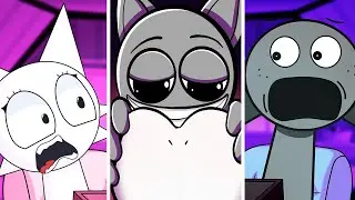Sprunki Incredibox Wenda x Gray React To SUS TikToks, Themselves, Memes