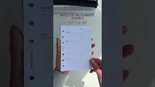 Planner Battle Round 1: Comparing Pocket or A6 Planner | maypaperco.com