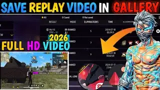How To Save Free Fire Replay Video In Gallery 🤯 || Free Fire Record Video Save To Gallery Full HD 🤩