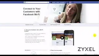 Как настроить facebook wifi в межсетевых экранах Zyxel