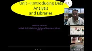 1 lect Data Analysis and Visualization Introduction