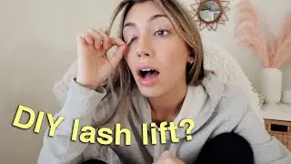 I tried an AT HOME LASH LIFT...by myself...here's what happened