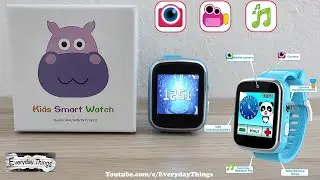 Multifunctional SmartWatch for kids with Dual Camera & Games - Unboxing, Review, and How to set up