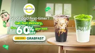 GrabFood First-timer? Get 60% off with Tube Coffee now💚