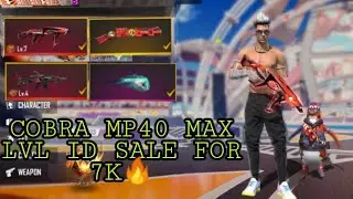 free fire Id sale in Tamil | cobra mp40 full max level id sale for 7k🔥| #idsaletamil