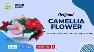 How to Make an Origami Camellia Flower