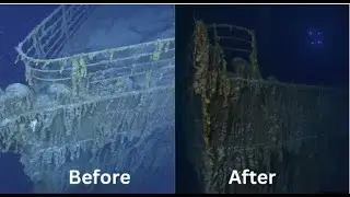 New Titanic photos show major decay to legendary wreck