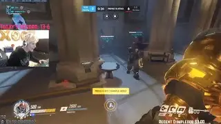Overwatch xQc gets into an argument with his Ana