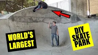Skaters Build ILLEGAL SKATE PARK!!!!