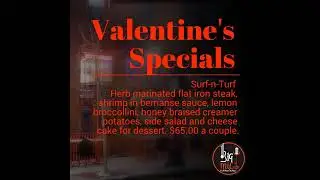 Valentine's  Specials