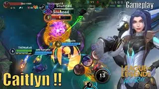 Wild Rift Caitlyn & Vigar vs Samira & Lux Dragon lane (MVP)