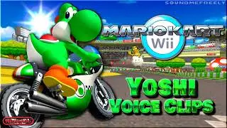 All Yoshi Voice Clips • Mario Kart Wii • All Voice Lines • 2008 @SoundMeFreely