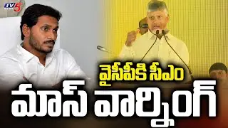 ఎక్కడున్నా పట్టుకొచ్చి బట్టలూ*డదీసి CM Chandrababu Mass Warning To YCP Over Social Media Fake News