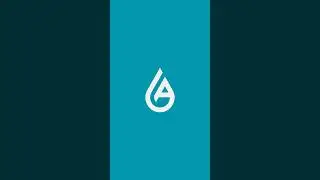 G + A + Water drop💧logo design #waterdrop  #adobeillustrator #letterlogo #logo #design #logodesign