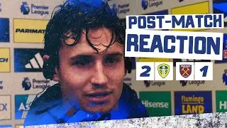 &ldquo;I&rsquo;m proud of my mentality and the group&rdquo; | Brenden Aaronson | Leeds United 2-1 West Ham United