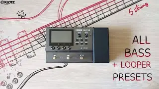 BOSS GX-10 All BASS + LOOPER Presets | Future of modelers? | NAMM 2025 might surprise digital users!