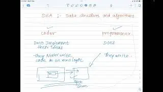 Data structures and algorithms - Introduction Part-1