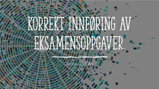 Hvordan bruke GeoGebra på eksamen!