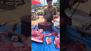 local pork meat || local pork || pork meat 🍖 #market #pork #ytviral