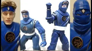 Power Rangers Lightning Collection Mighty Morphin Blue NInja Ranger Figure Review
