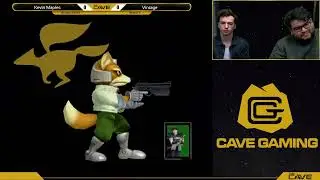 Kevin Maples (Fox) VS. Vintage (Marth) Winners Finals - The Cave Melee Singles