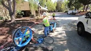 Fiber Optic cable install: Pulling