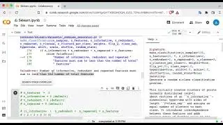 2. Scikit-learn for ML: make_classification