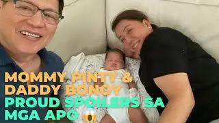PopExclusive | Mommy Pinty and Daddy Bonoy Gonzaga proud spoilers ng mga apo 😍