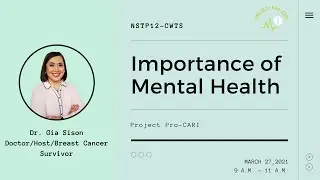 Project Pro CARI - Importance of Mental Health (A Webinar Series)