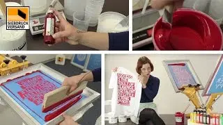 Siebdruckfarbe f&uuml;r Textilien selbst mischen | AQUAPLAST-DIY
