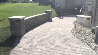 Unilock Holland Stone patio installed in Crown Point, Indiana