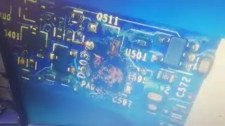 laptop motherboard burning