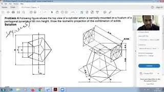 Cylinder placed on pyramid//Solid edge#caeducation 