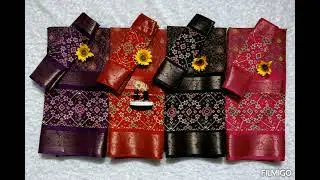 *New Arrival*Banarasi semi kataan zari check silk saree Full body checks weaving 