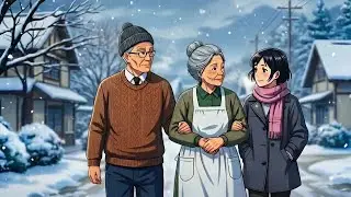 A Quiet Winter Week With My Grandparents ❄️ | Cozy Anime Story That Heals the Soul||